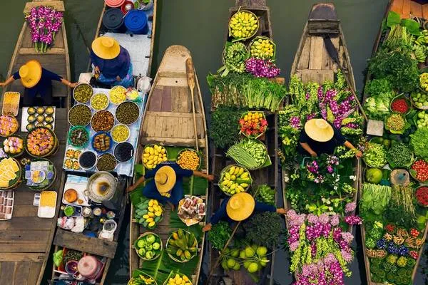 Chợ nổi ở Thái Lan