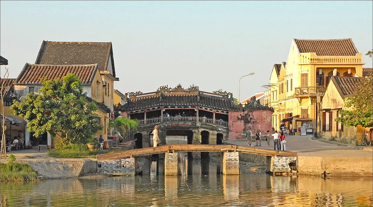 Chùa Cầu, biểu tượng của phố cổ Hội An. Alt: Chùa Cầu Hội An