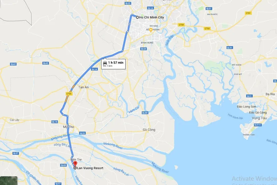 Cổng chào Khu du lịch Lan Vương