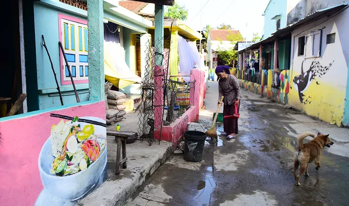 Cuộc sống thường ngày của người dân trên đảo Tam Hải.