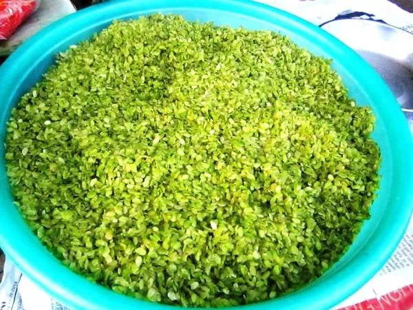 Đặc sản cốm Tú Lệ được đồng bào Thái chế biến vào mùa gặt.