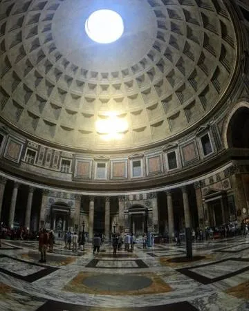Đền Pantheon, một kiệt tác kiến trúc La Mã cổ đại.