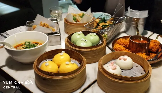 Dimsum được trang trí độc đáo tại Yum Cha