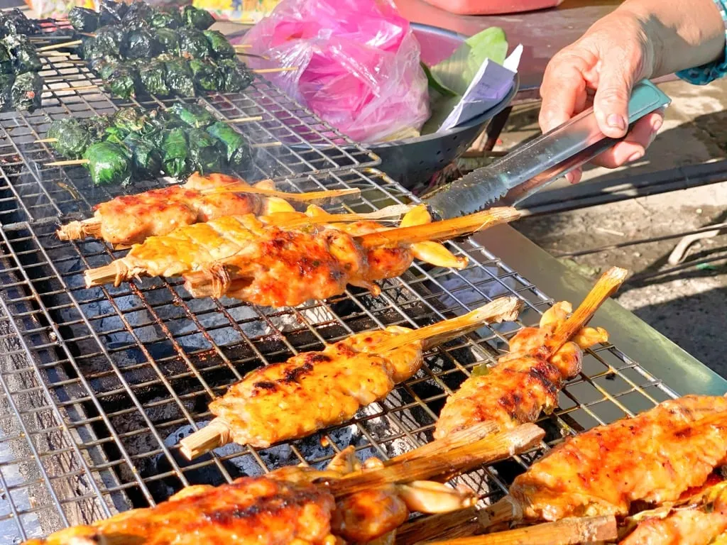 Ếch kẹp nướng
