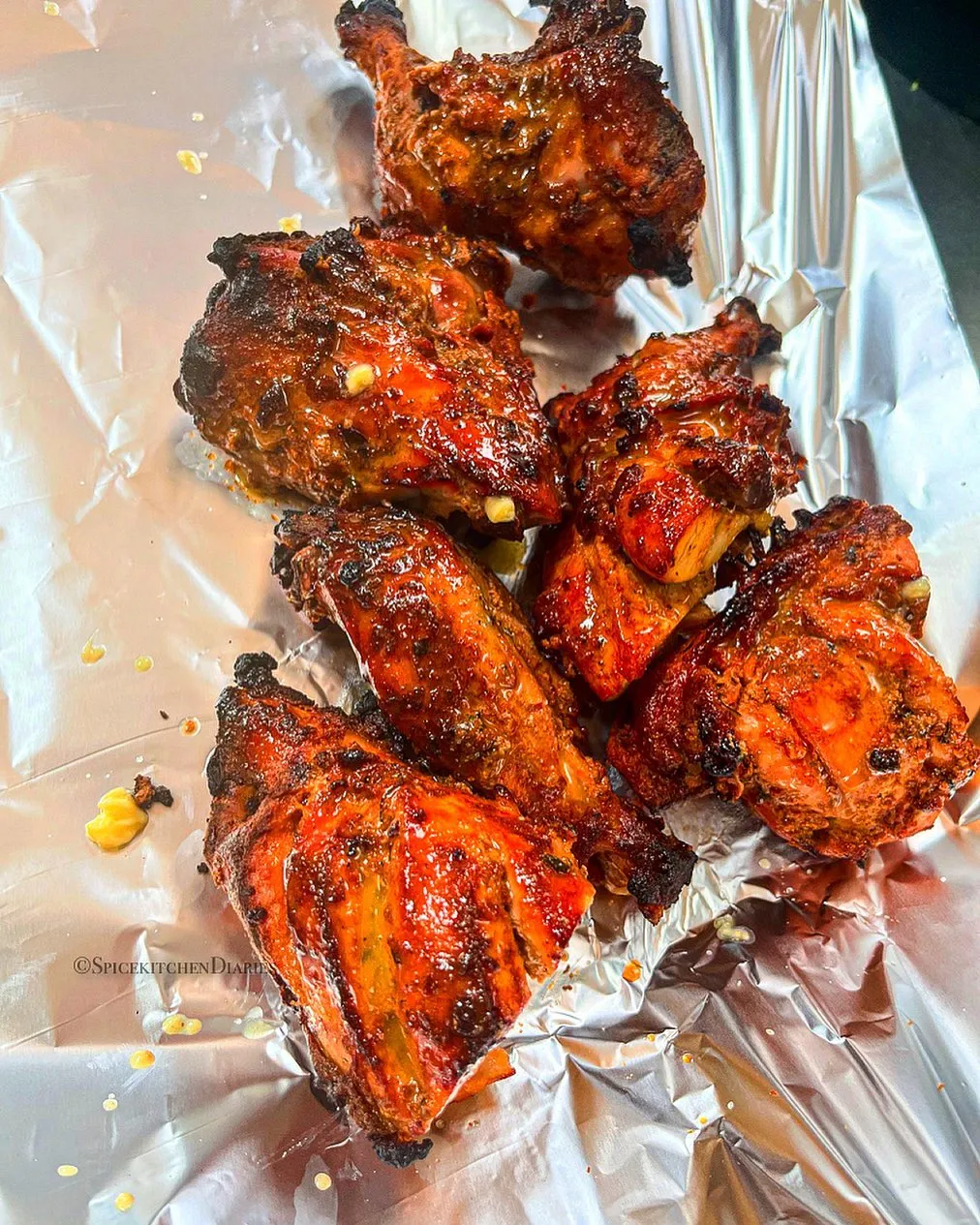 Gà nướng Tandoori vàng ươm, thơm phức