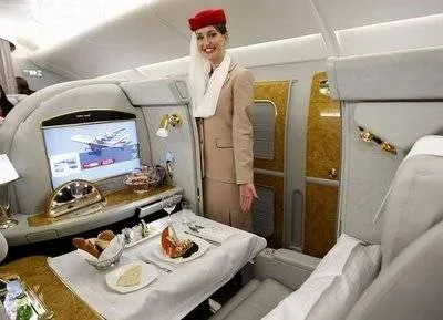 Ghế ngồi hạng thương gia trên máy bay Airbus A380