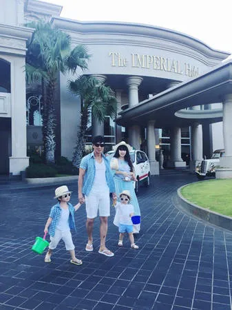 Gia đình Lý Hải tại Vũng Tàu