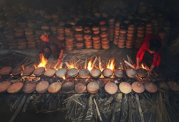 Hàng trăm nồi cá kho Vũ Đại đỏ lửa những ngày giáp Tết