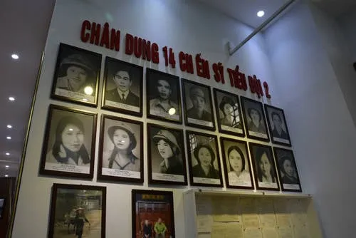 Hình ảnh 14 chiến sĩ thanh niên xung phong Tiểu đội 2, Đại đội 317.