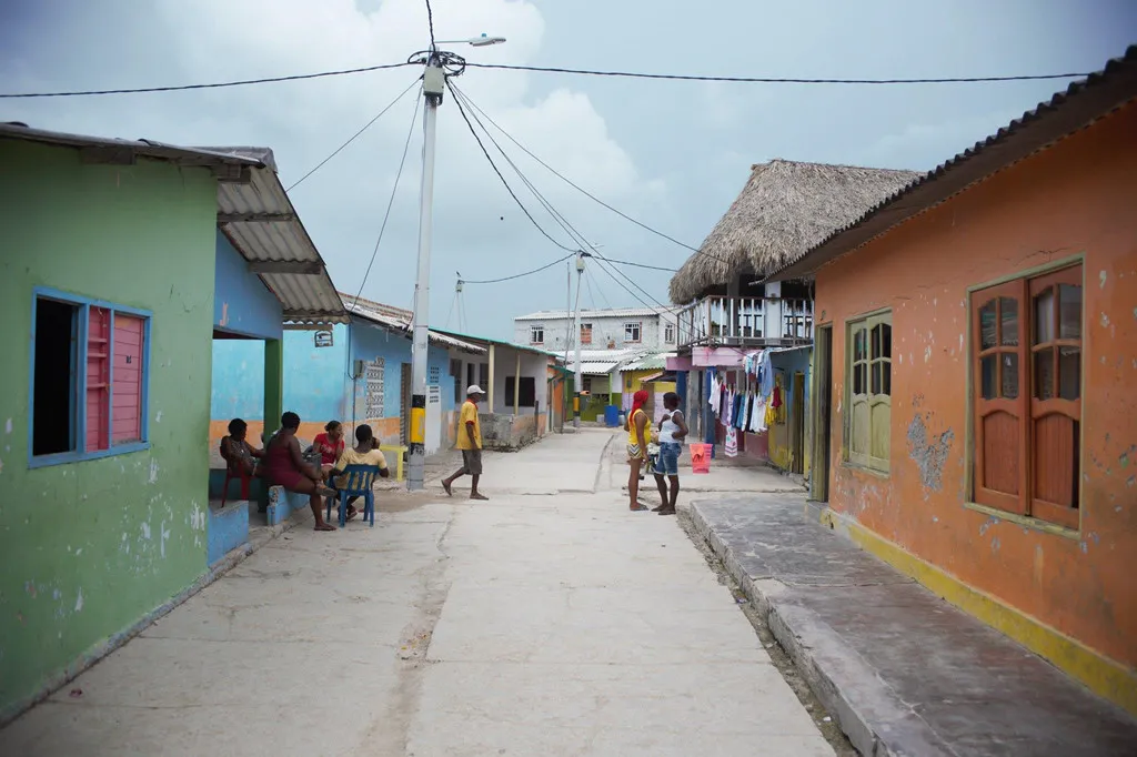 Hình ảnh đá và san hô trên đảo Santa Cruz del Islote. Ảnh: Diego Cobo.