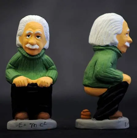Hình ảnh một bộ sưu tập các bức tượng Caganer.