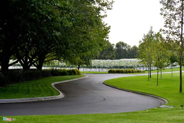Hình ảnh nhà máy sản xuất rượu vang Villa Maria tại New Zealand.