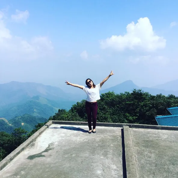 Hoàng hôn trên đỉnh Mẫu Sơn