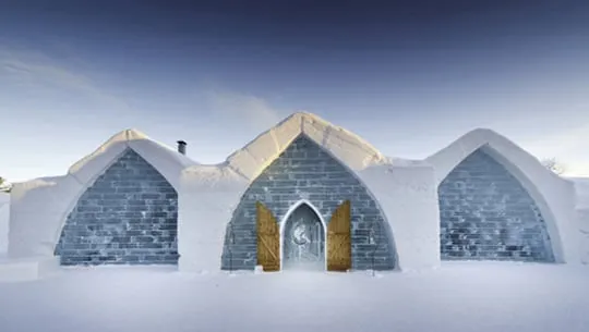 Khách sạn Hotel de Glace ở Quebec, Canada