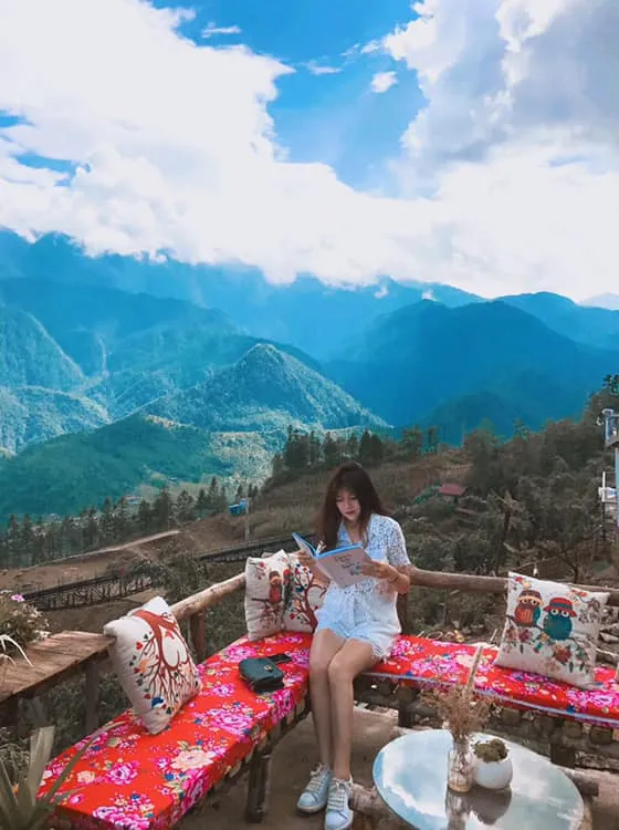 Không gian ấm cúng tại Lá Đỏ Homestay