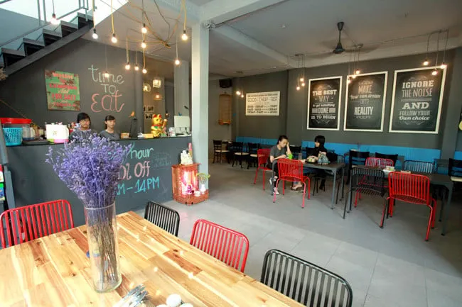 Không gian sân vườn tại Vườn 42