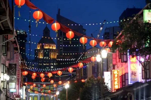 Khu phố Chinatown ở Singapore