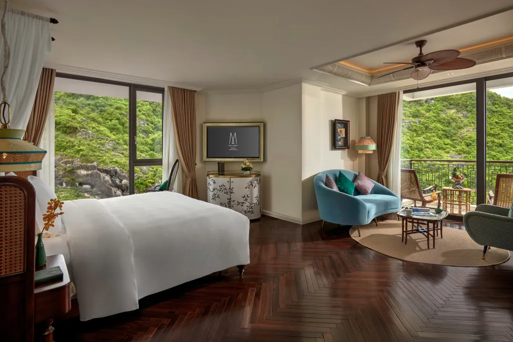 Khu vực spa thư giãn tại Hôtel Perle d'Orient Cát Bà