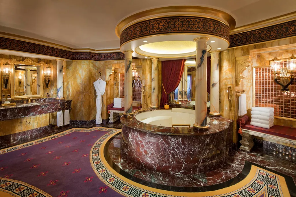 Khu vực spa thư giãn tại khách sạn Burj Al Arab. Ảnh: Gaurani.almightywind.info.