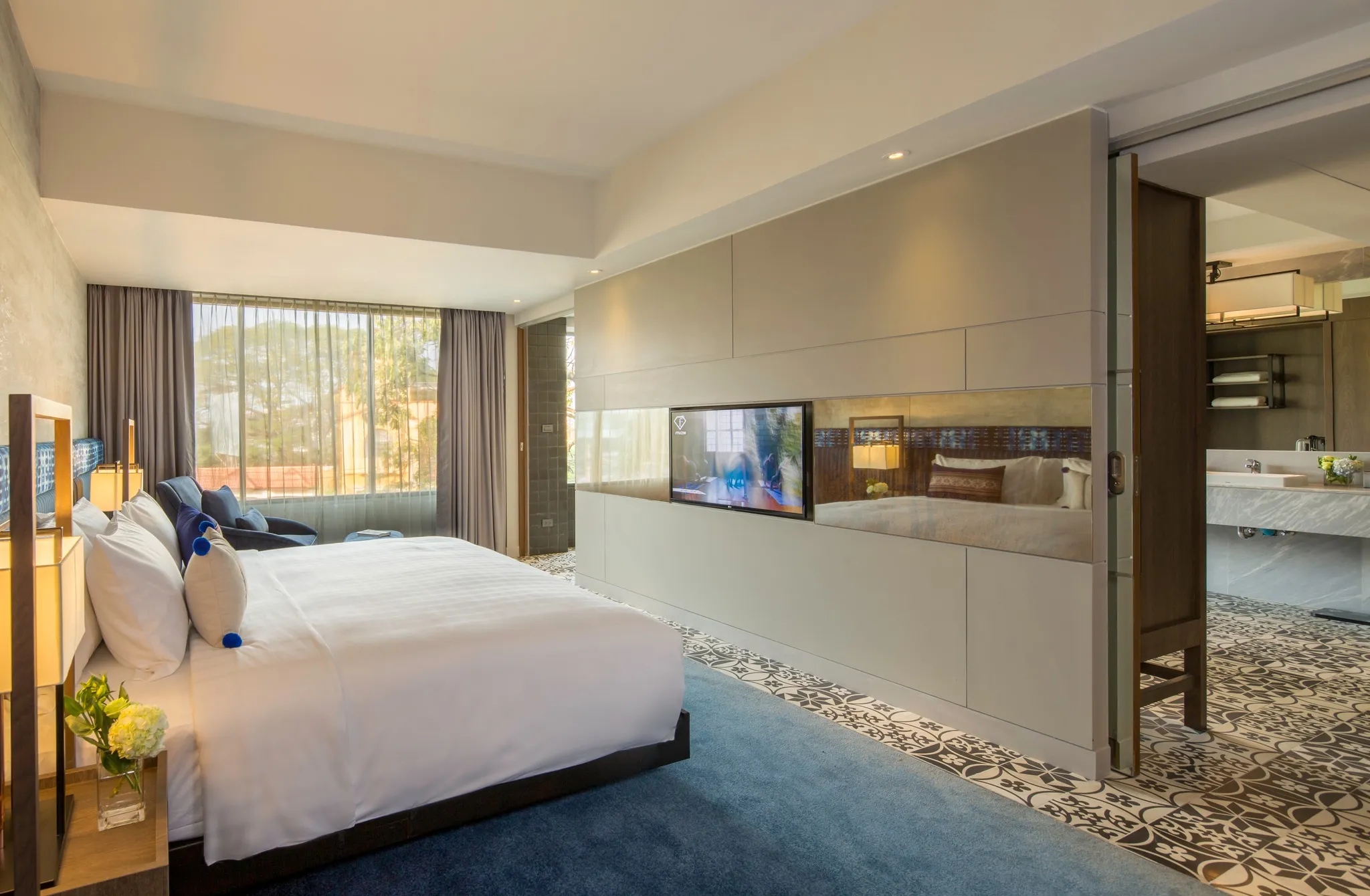 Khu vực tiếp khách tại U Nimman Chiang Mai