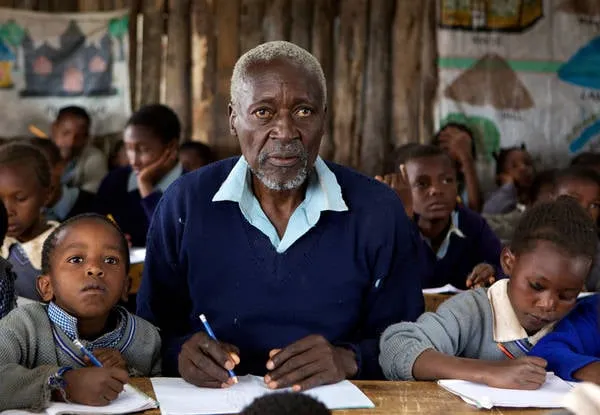 Kimoni Maruge trong phim The First Grader