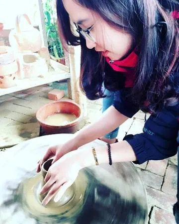 Làng gốm Thanh Hà -  Trải nghiệm làm gốm thú vị. Ảnh: baonhieu.net