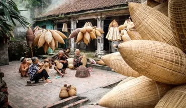 Làng nghề đan đó Thủ Sỹ