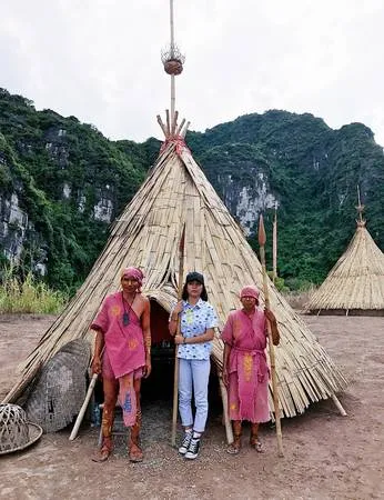 Làng thổ dân trong phim King Kong tại Tràng An