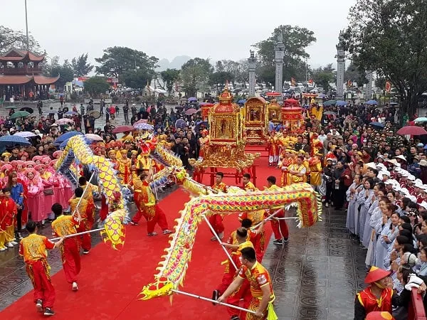 Lễ hội Đền Cửa Ông. Ảnh: Báo Quảng Ninh.