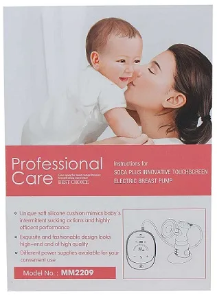 Mẹ bầu đang đọc sách hướng dẫn sử dụng máy hút sữa