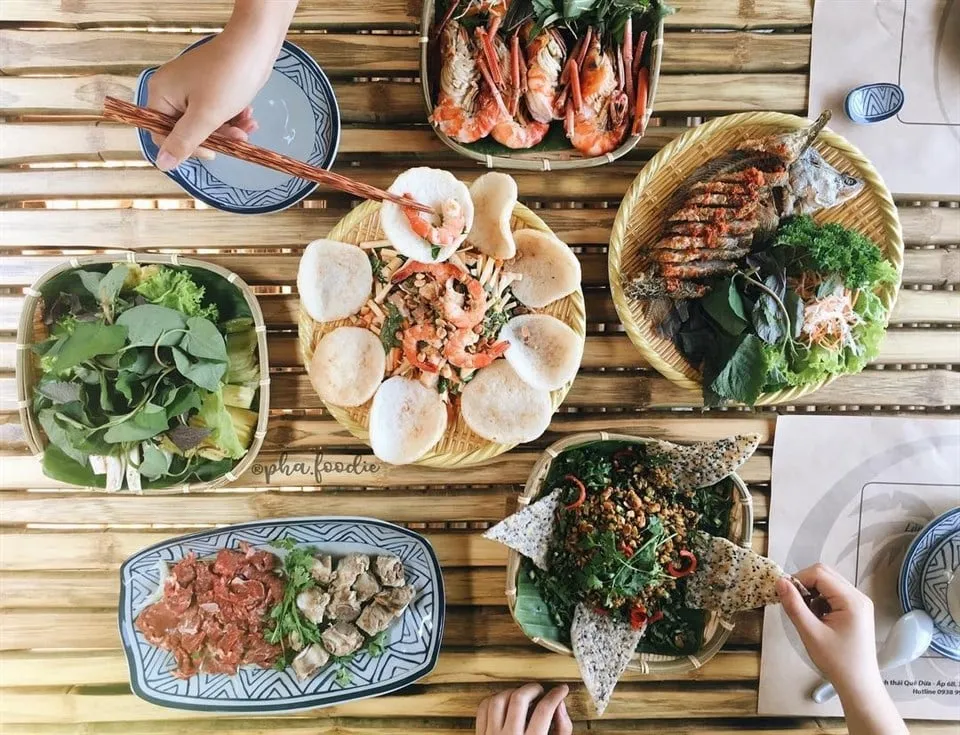 Món ăn đặc sản tại Quê Dừa