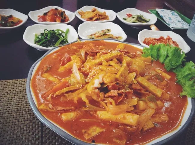 Món ăn tại So Baek San