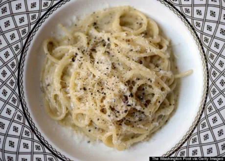 Món Cacio e Pepe Ý