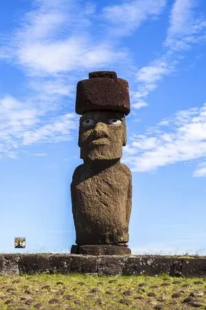 Một giả thuyết cho rằng việc chặt phá rừng để vận chuyển tượng Moai đã góp phần vào sự suy giảm dân số trên đảo.