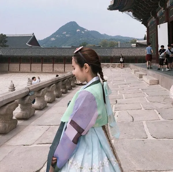 Một góc cung điện Gyeongbokgung