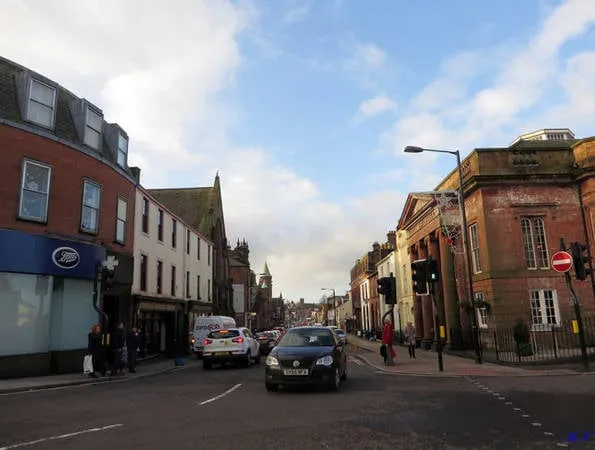 Một góc thị trấn Dumfries