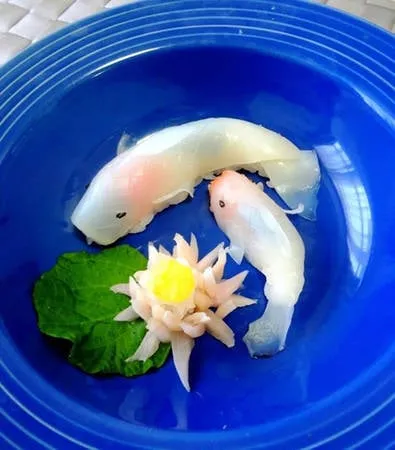 Một phần sushi cá koi có giá khoảng 150.000 đồng