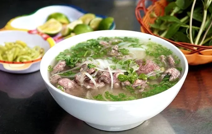 Một tô phở thơm ngon tại Phở Hải Triều