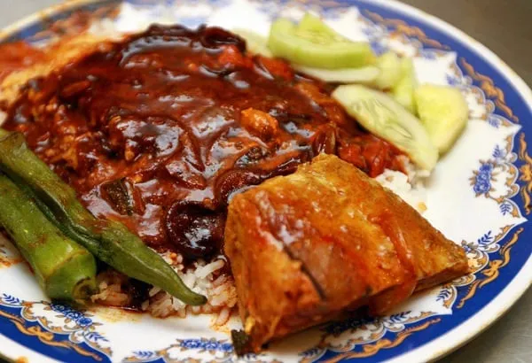 Nasi Kandar - Cơm cà ri kiểu Ấn Độ