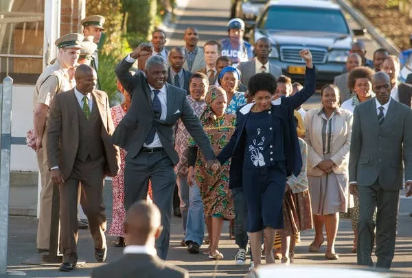 Nelson Mandela trong phim Long Walk to Freedom