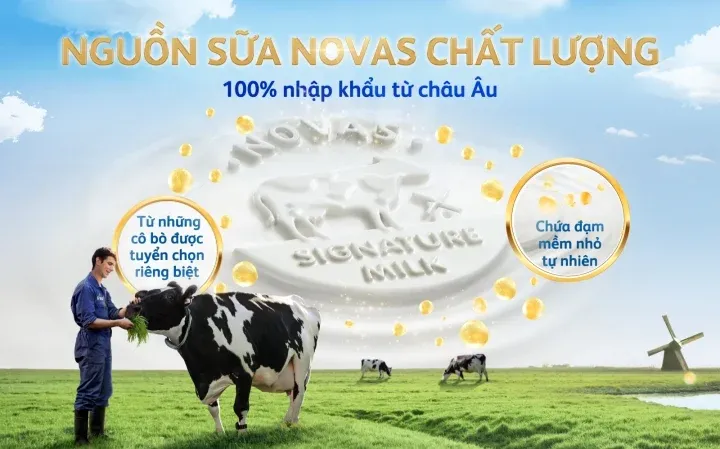 Nguồn sữa NOVAS chất lượng đến từ nhà Friso