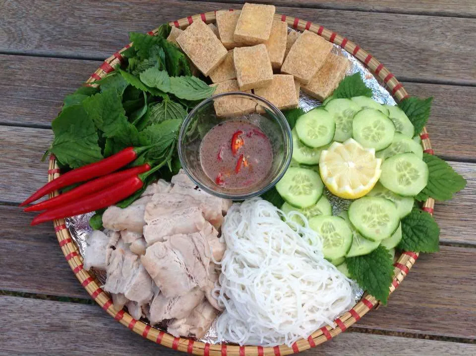 Nguyên liệu bún đậu mắm tôm