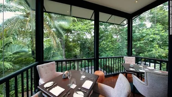 Nhà hàng trong khuôn viên Vườn thực vật Singapore.