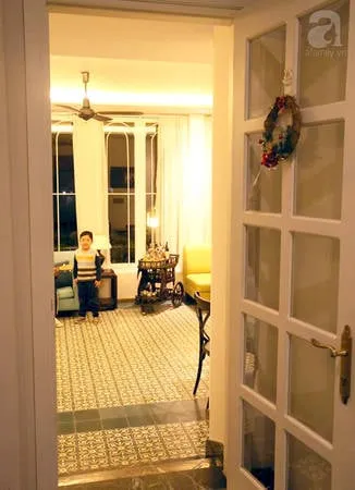 Nội thất ấm cúng của một villa tại làng nông nghiệp