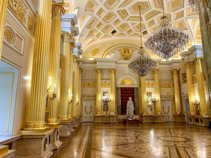 Nội thất cung điện Tsaritsyno