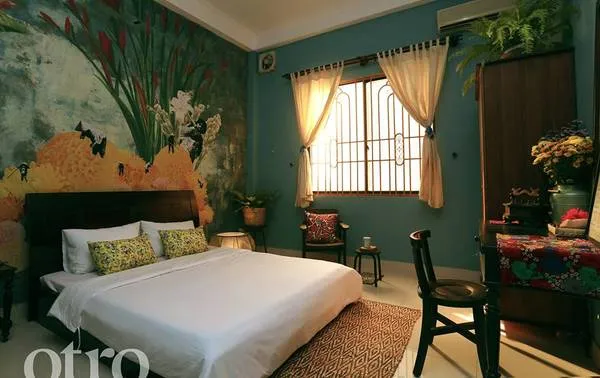 Phòng Bông tại OTRO Homestay. Ảnh: FB OTRO