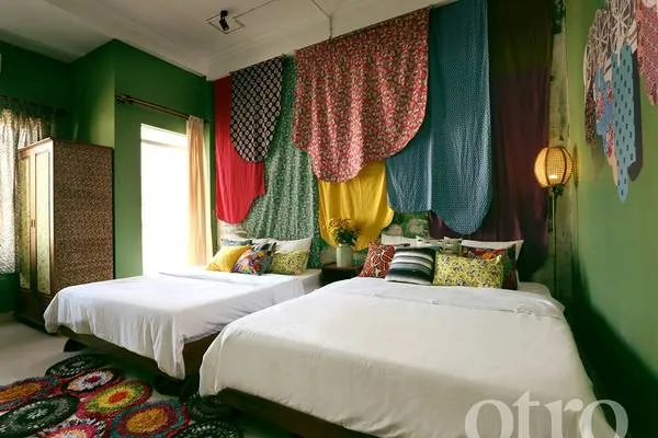 Phòng Dệt tại OTRO Homestay. Ảnh: FB OTRO