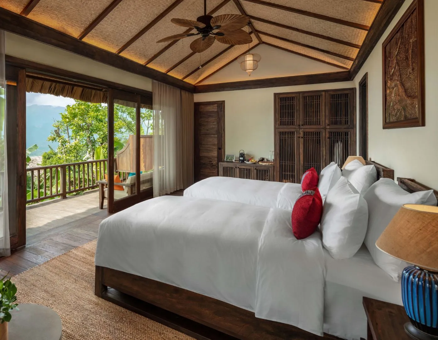 Phòng nghỉ ấm cúng tại Avana Retreat Mai Châu