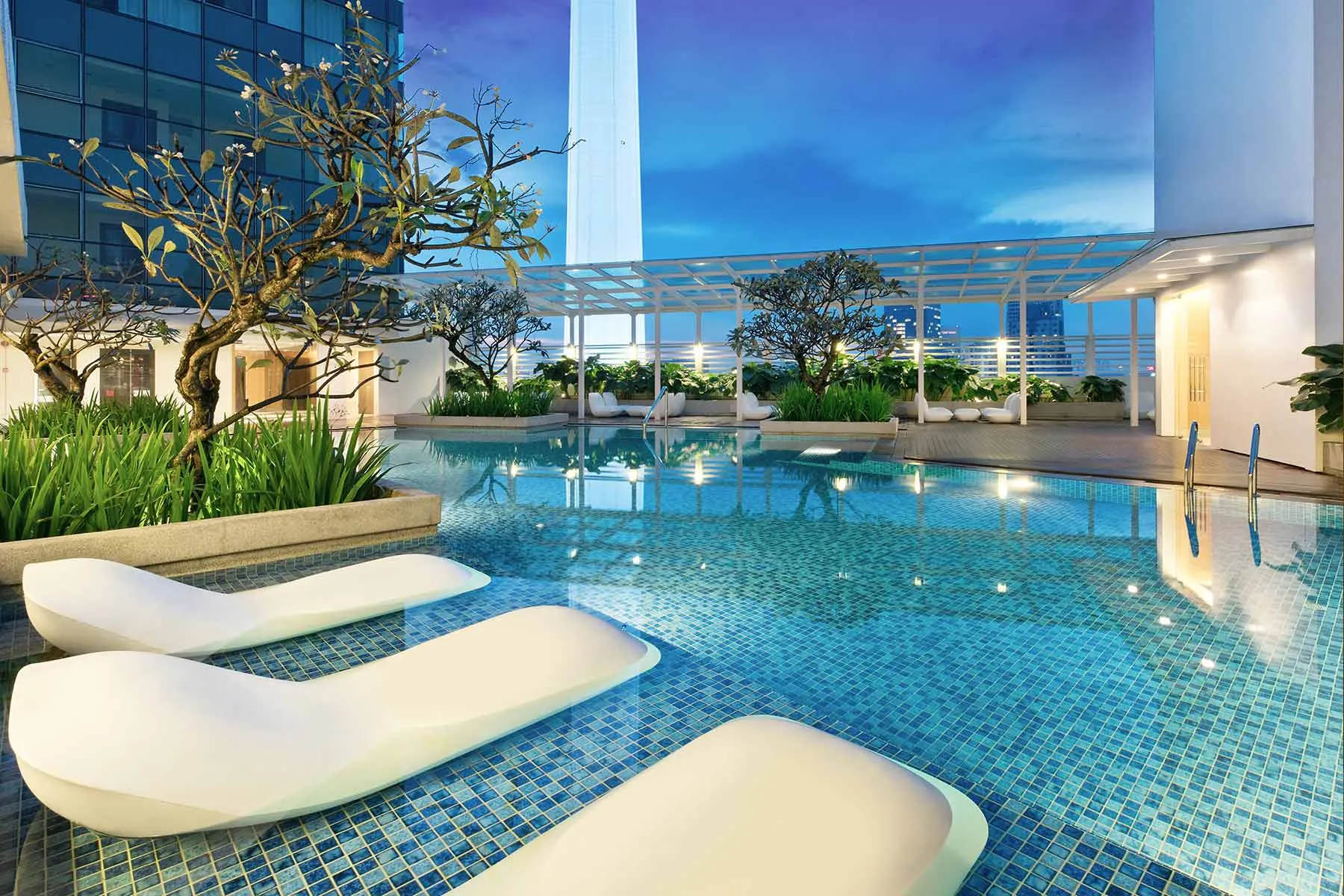 Phòng nghỉ tại khách sạn Oasia Suites Kuala Lumpur