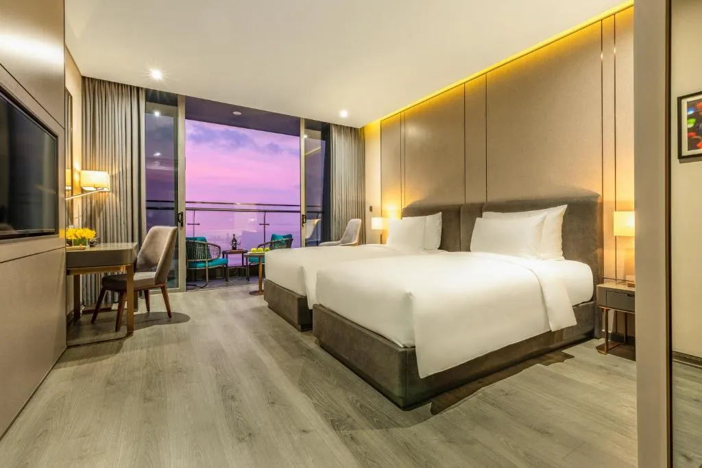 Phòng ngủ tại Le Sands Oceanfront Đà Nẵng